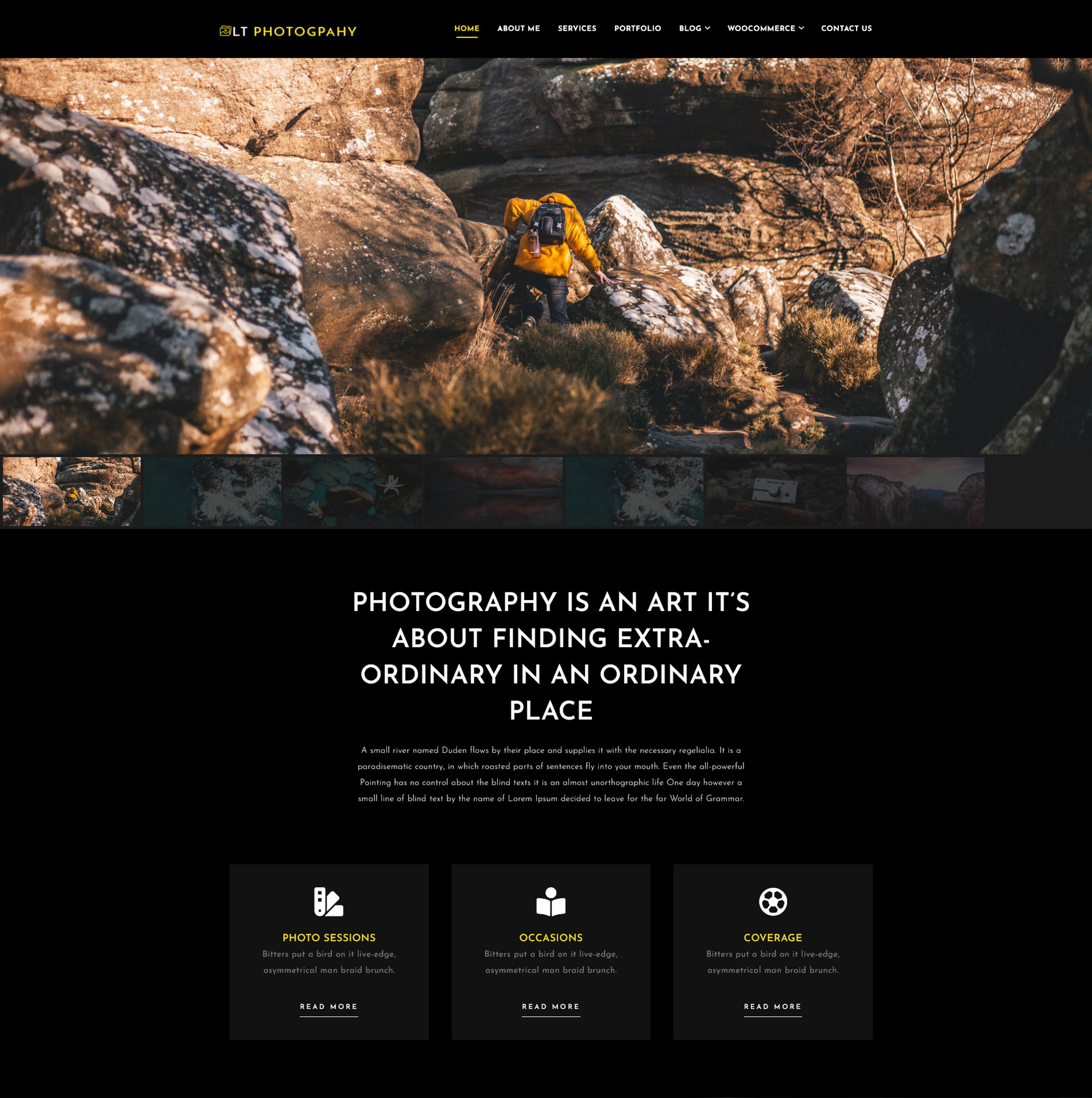 Lt Photography Onepage