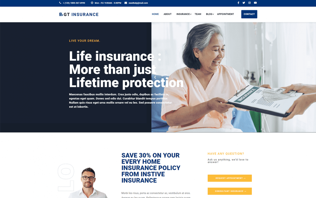 [WordPress] GT Insurance