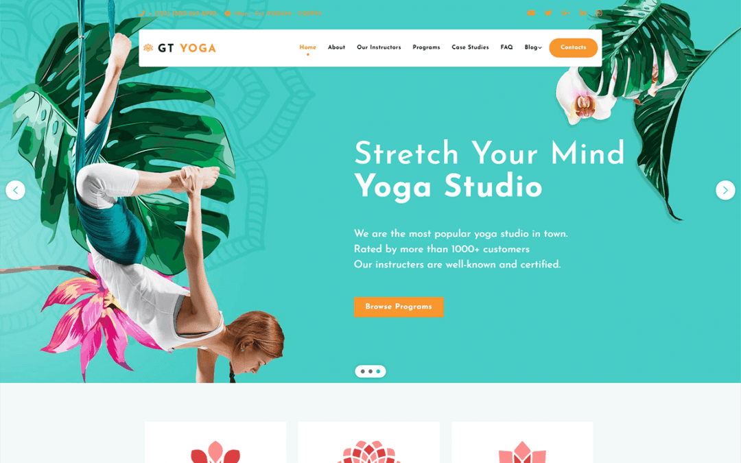 [WordPress] GT Yoga