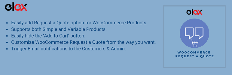 Elex Woocommerce Request A Quote