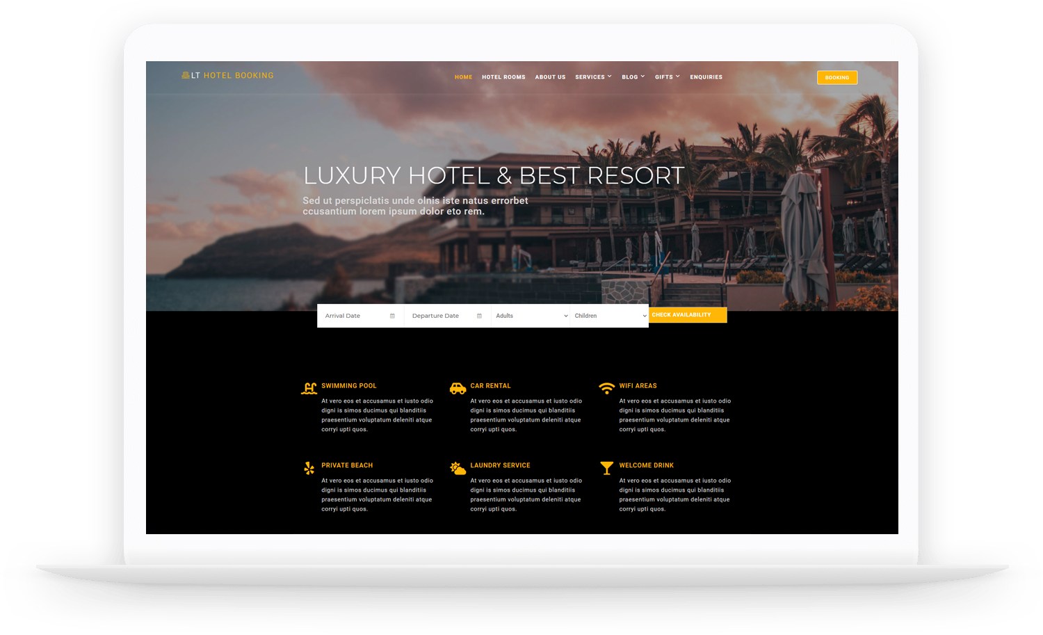 Top 25 Stunning WordPress Hotel Booking Theme