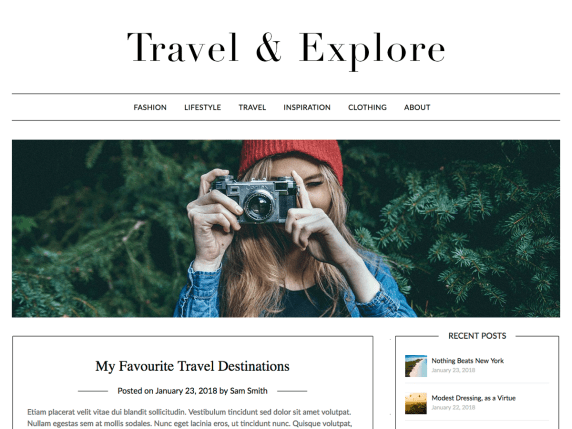 Travel Minimalist Blogger