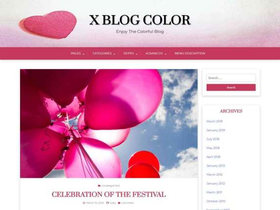 X Blog Color