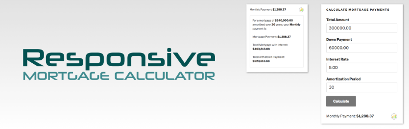 Responsive Mortgage Calculator