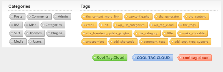 Cool Tag Cloud