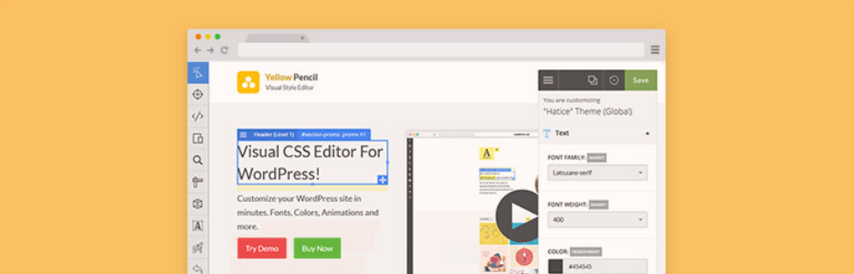 Wordpress Editor Plugin: Visual Css Style Editor