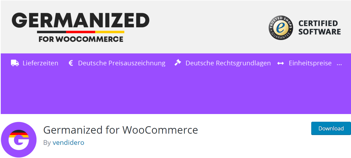 Germanized For Woocommerce - Woocommerce Bundle Plugin