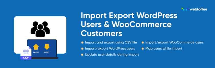Import Export Wordpress Users And Woocommerce Customers %E2%80%93 Wordpress Plugin Wordpress Org