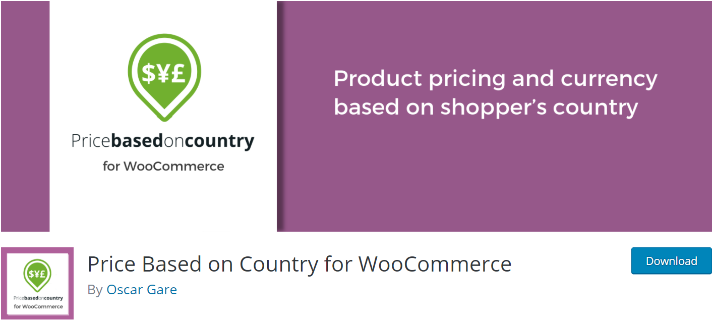 Price Based On Country For Woocommerce