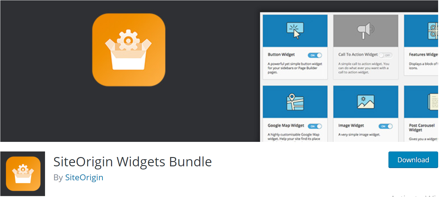 Siteorigin Widgets Bundle