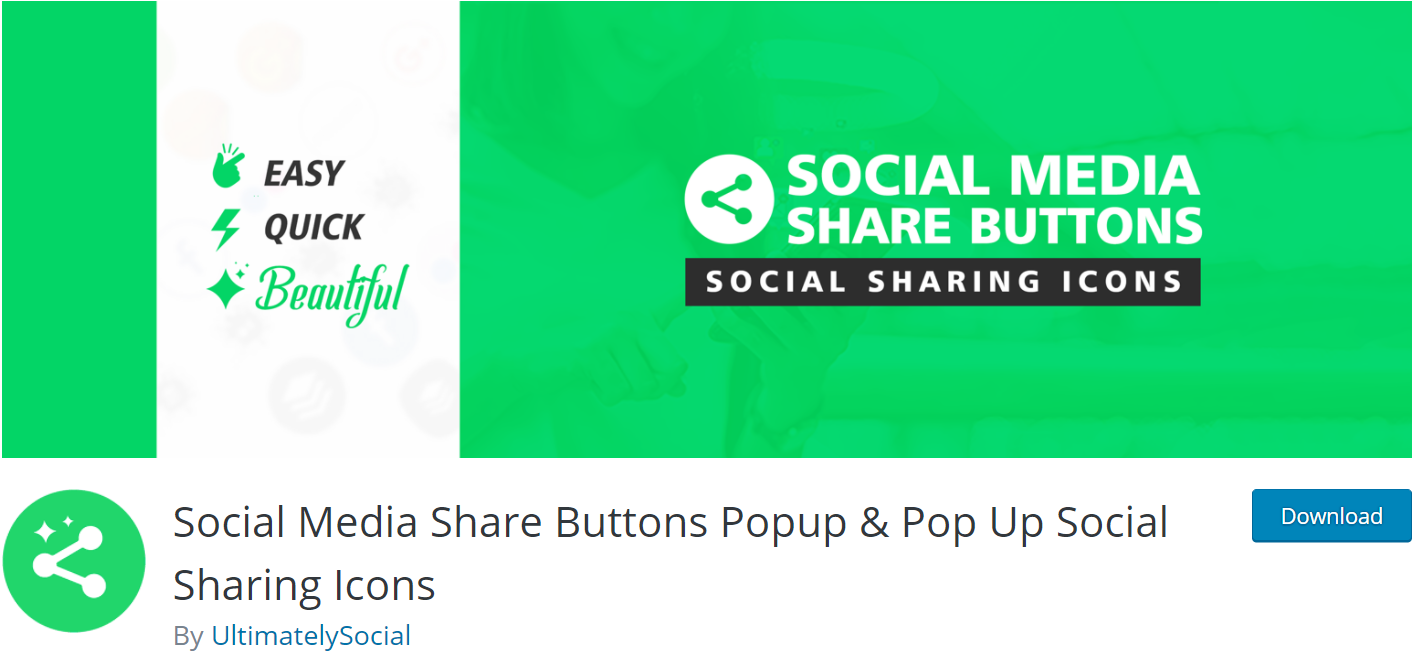 Social Media Share Buttons Popup &Amp; Pop Up Social Sharing Icons