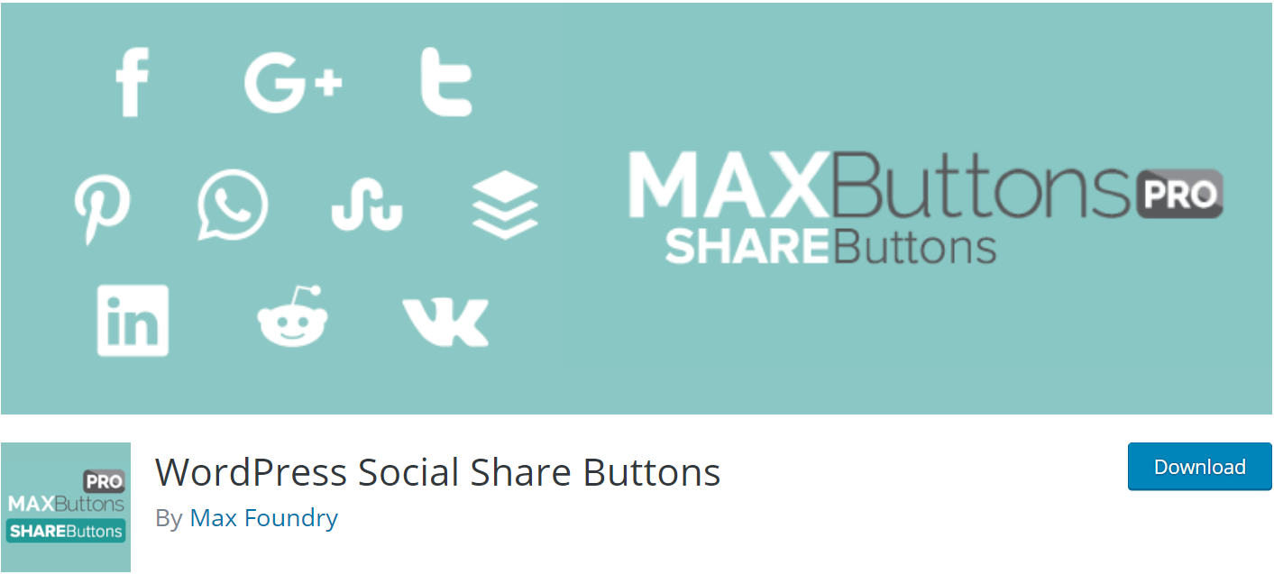 Wordpress Social Share Buttons