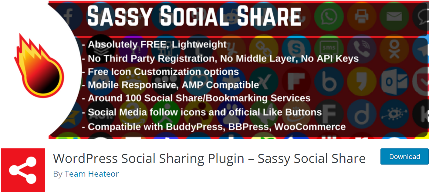 Sassy Social Share