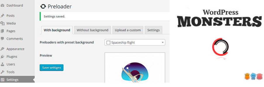 Preloader By Wordpress Monsters