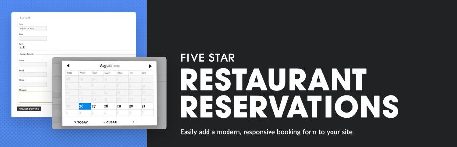 Five Star Restaurant Reservations