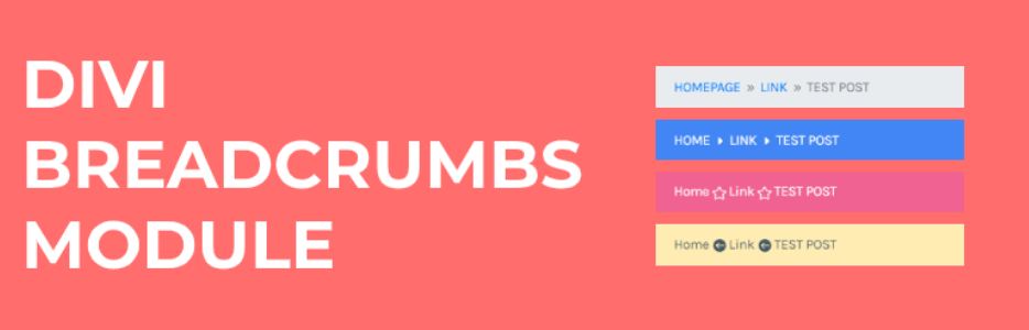 Breadcrumbs Divi Module