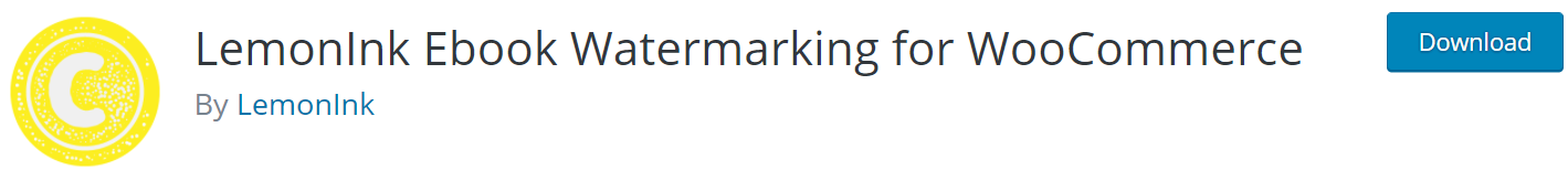 Lemonink Ebook Watermarking For Woocommerce
