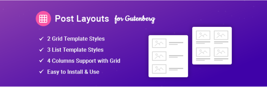 Post Layouts For Gutenberg