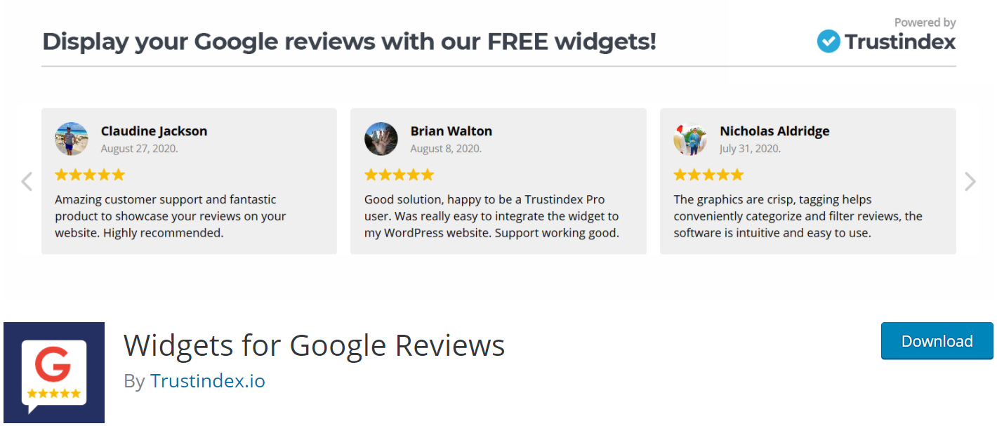Widgets For Google Reviews