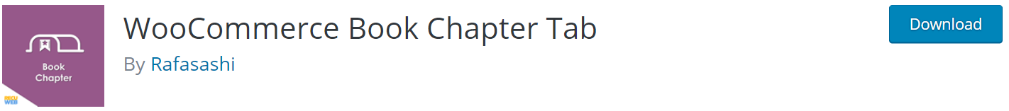 Woocommerce Book Chapter Tab