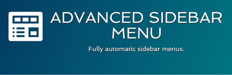 Advanced Sidebar Menu