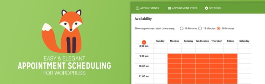 Wordpress Calendar Booking Plugin