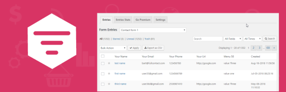 Contact Form Entries