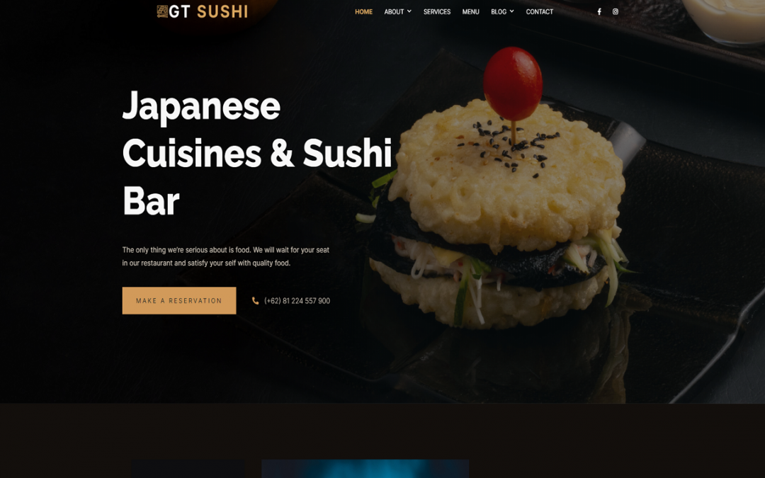 [WordPress] GT Sushi
