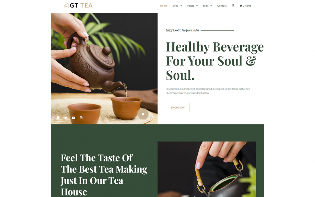 [WordPress] GT Tea
