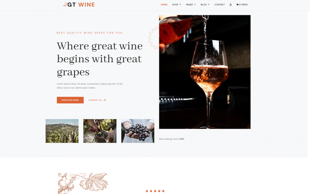 [WordPress] GT Wine