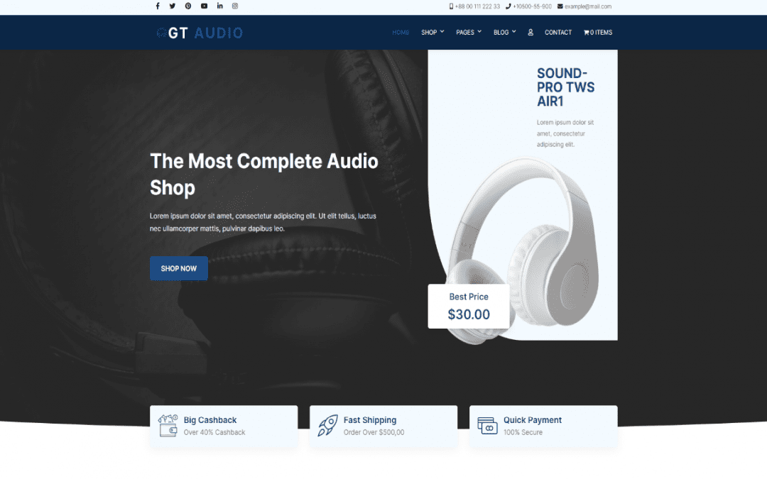 [WordPress] GT Audio