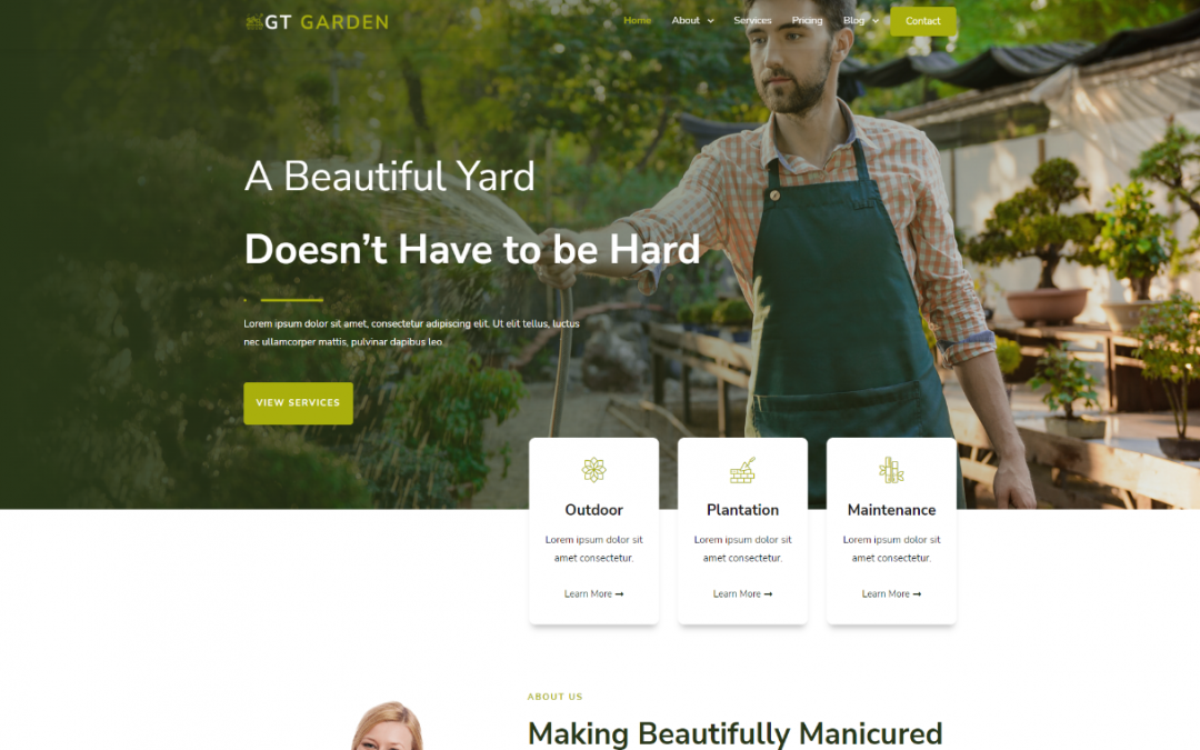 [WordPress] GT Garden