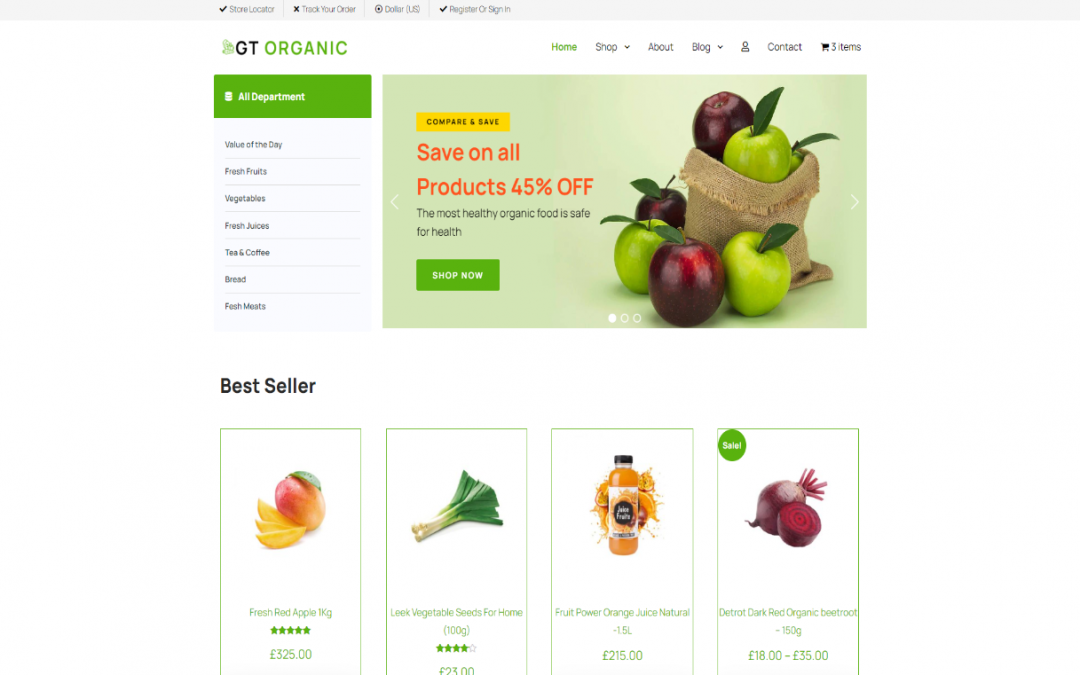[WordPress] GT Organic