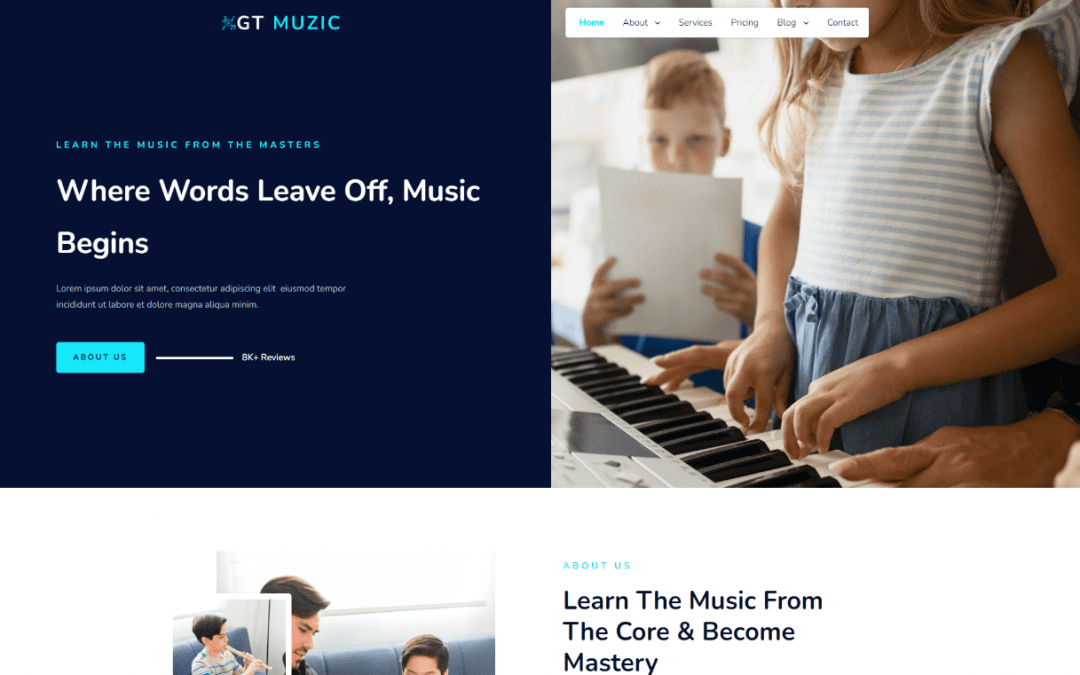 [WordPress] GT Muzic