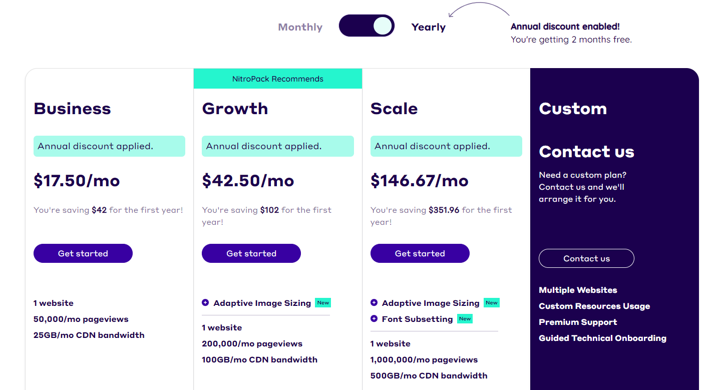 Pricing Price Of Nitropack