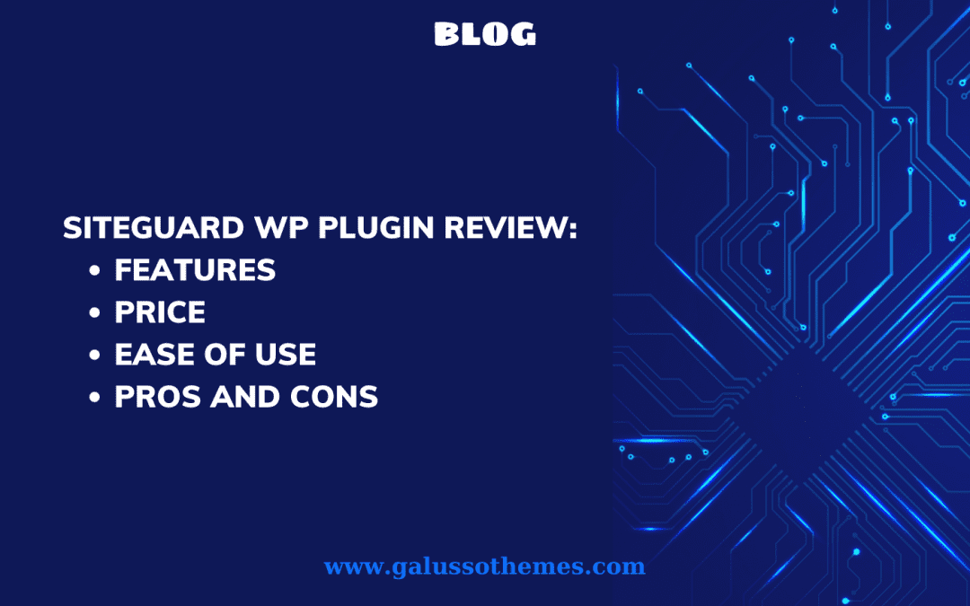 SiteGuard WP Plugin Review: Features, Price, Ease of use