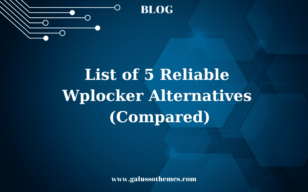 5 Reliable Wplocker Alternatives (Compared)