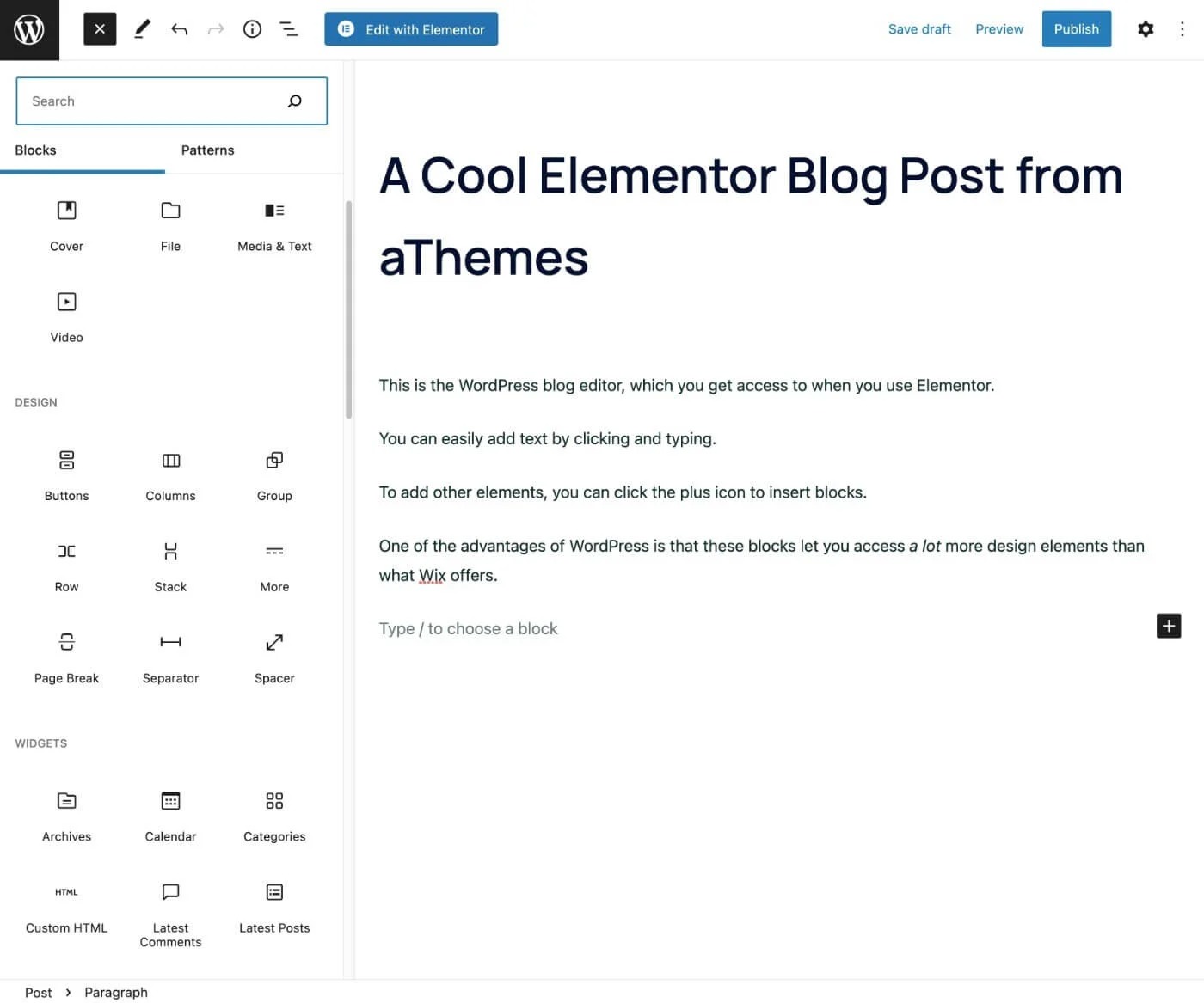 Blog Writing Blog Of Elementor