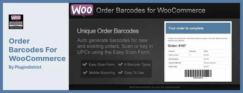 Woocommerce Barcode Plugin 5