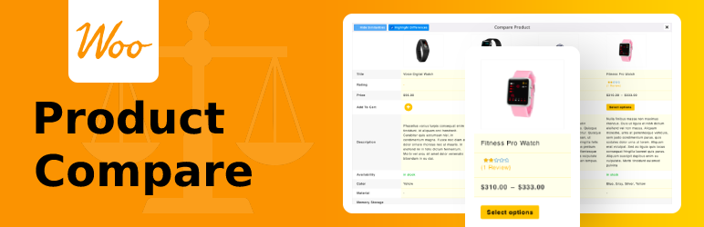 Woocommerce Compare Product Plugin 5