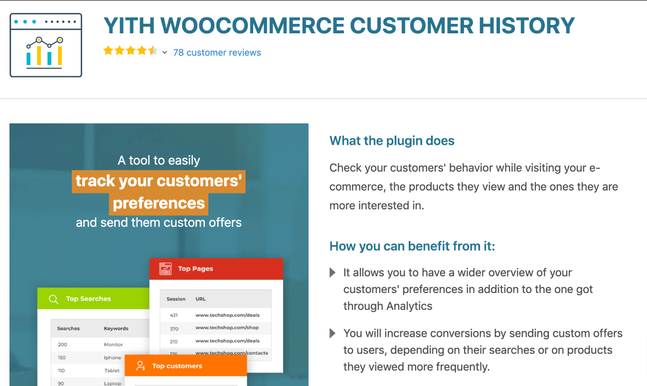 Woocommerce Customer History Plugin