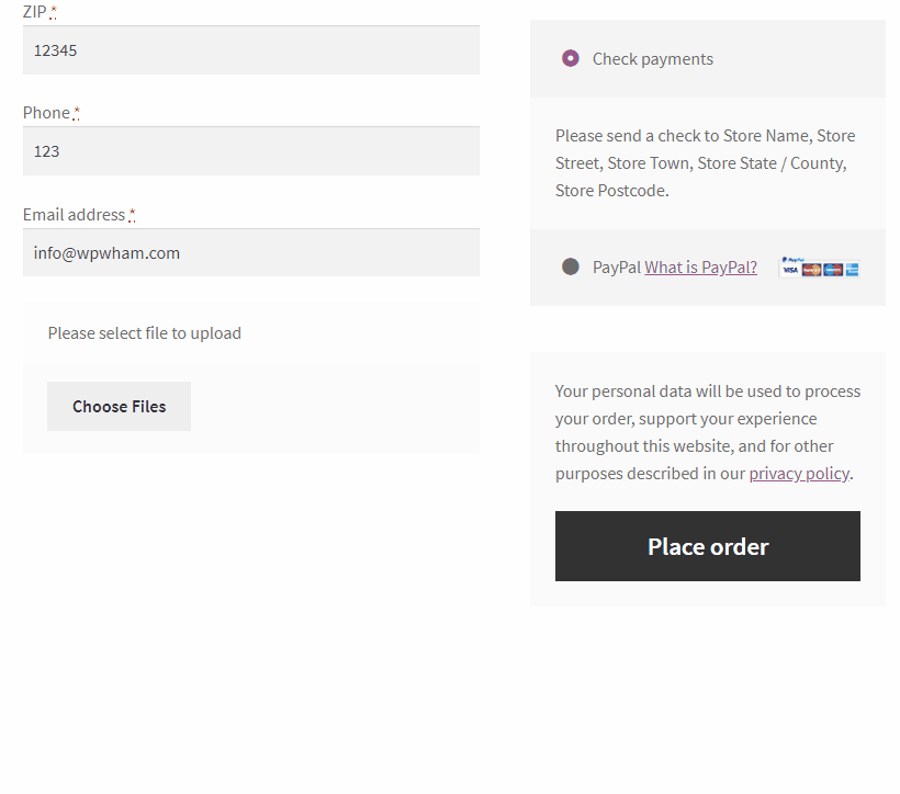 4 Checkout Files Upload For Woocommerce Add File In Cart