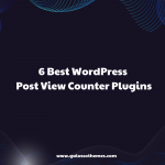 Wordpress post view counter plugin