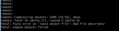 22Bad File Descriptor22 Error