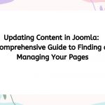 Updating Content in Joomla