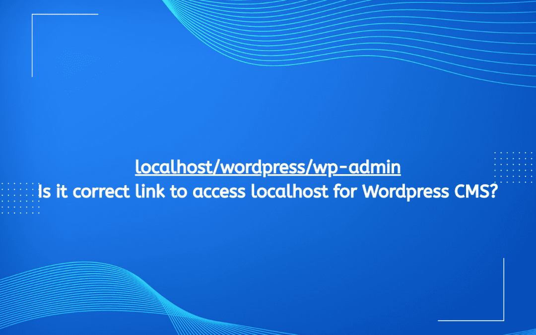 Navigating the Localhost WordPress Admin Dashboard: A Comprehensive Guide