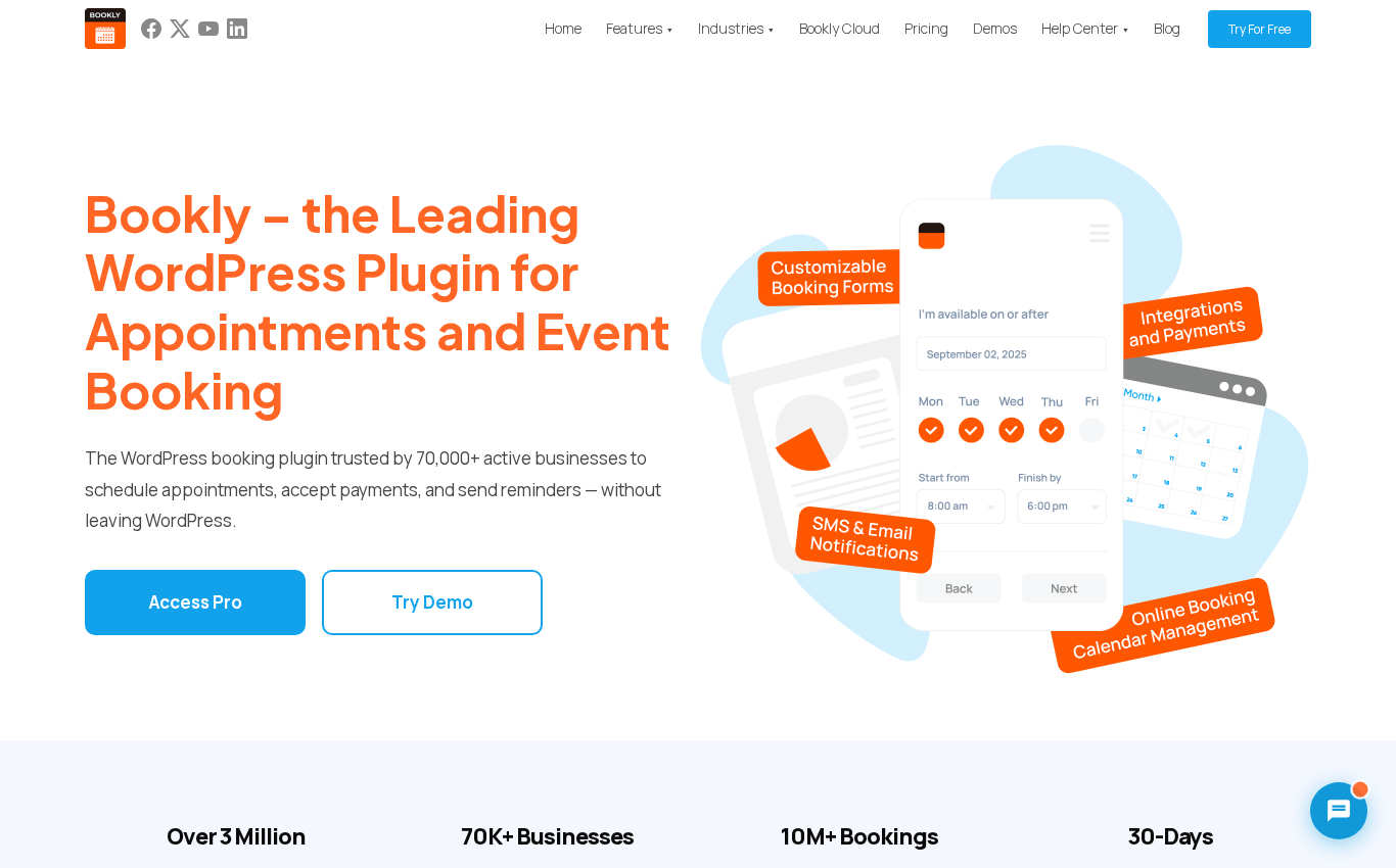 bookly homepage