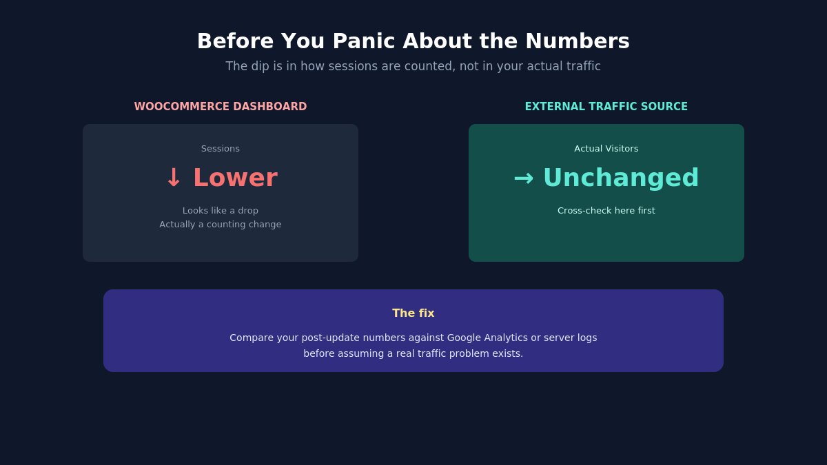 woocommerce analytics dip