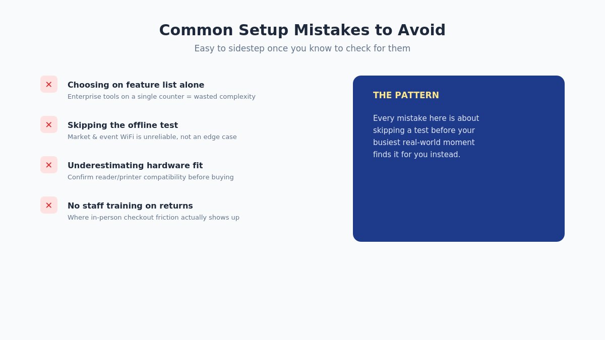 woocommerce pos mistakes